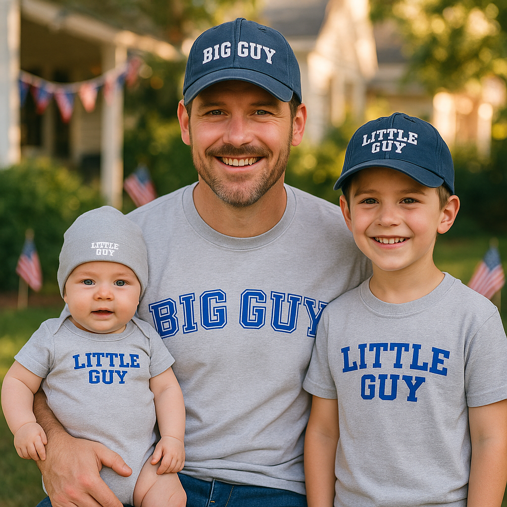 Toddler, Little Guy & Big Guy T-Shirt/Hat Bundle