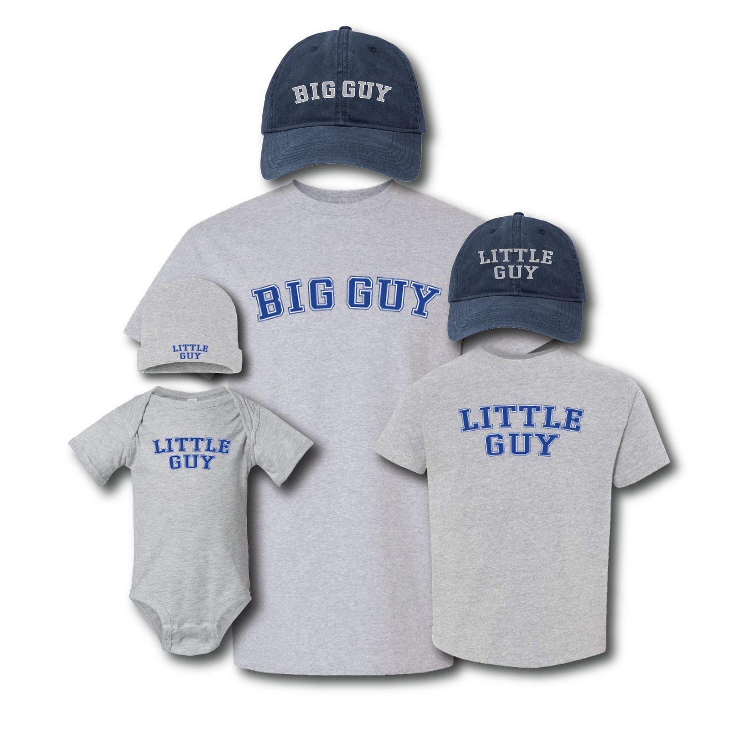 Toddler, Little Guy & Big Guy T-Shirt/Hat Bundle