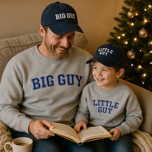 Little Guy & Big Guy Sweat/Hat Bundle